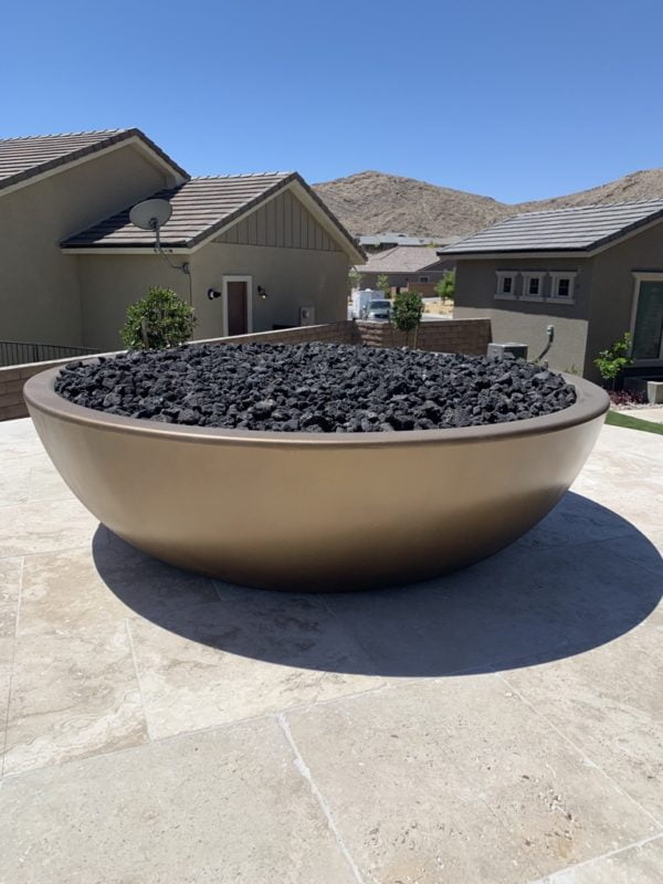 Concrete Wok Fire Bowl